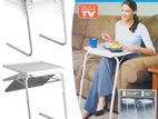 White Adjustable Portable Table-Mate II