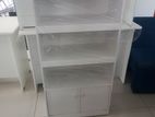 White and Black Book Rack (C-17)