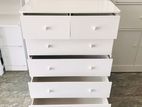 White Baby Drawer Cupboard Large