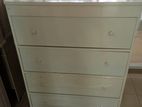 white bed side cupboard (F-24)