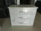 White Bed Side Cupboard (H-18)