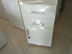 white bed side cupboard (H-22)