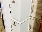 white Bedside cupboard .