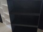 White/ Black Book Rack (C-17)