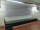 White Board with Stand Stage Lights