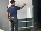 white board with stand 4x3