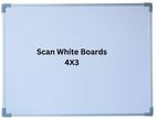 White Boards 4X3 – Double-Sided | Ready Stock Scan Lanka
