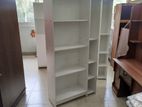 White Book Rack & Side