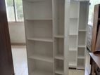 White Book Rack & Side