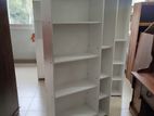 White Book Rack & Side