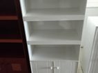 white book rack (C-18)