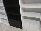 white book rack (C-18)