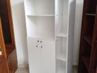 White Book Rack Double Door