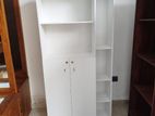 White Book Rack Double Door