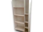 White Book Rack with Side