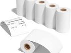 White Bus Ticket Machine Paper Roll Thermal