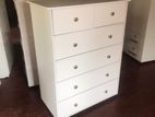 White chest of drawers