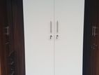 White Colour 2 Door Wardrobe ( Cupboard ) 6*2.5 ft