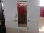 White Colour Large Cupboard 3 Door Wardrobe