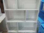 White Colour Melamine Book Rack