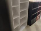 White Colour Melamine Book Rack