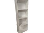 White Colour Melamine Book Rack