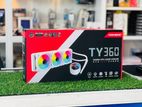 White Coolmoon TY360 ARGB Liquid Cooler Intel AMD Socket