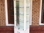 White Glass cupboard / display