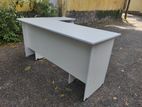 White L Shape Office Table 5.5x4ft