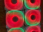White LED 6 Cooling Fan Kit