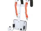 White Marching Snare Drum Carrier Bass Shoulder Harness