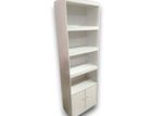 White Melamine Book Rack