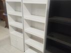 White Melamine Book Rack T