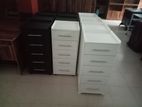 White Melamine Drawer Cupboard