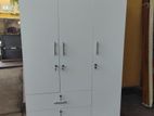 White Melamine Wardrobes 3 Door