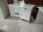 White Melamine Writing Table