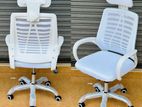 White Mesh Zebra Office Chairs