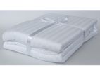 White Micro Fabric Bed Sheet