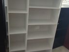 White Modern Book Rack (C-20)