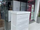 White modern chest of drawers