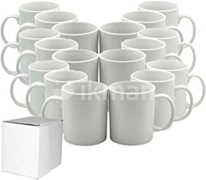 White Mug Ceramic Printing for Sale in Nugegoda ikman