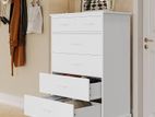 White New Drawer Cupboard Xl