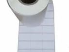 White Plain 34mm X 25mm Barcode Label Roll