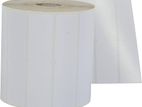 White Plain 50mm X 25mm Barcode Label Roll