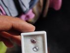 White Sapphire Earrings