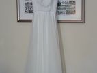 White Sleeveless Wedding Dress