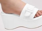 White Slip on Sandle for Women