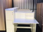 White Smart Cupboard Study Table