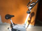 White Stationary Exercise Bike