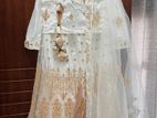White Stone Work Lehenga